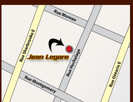 Contact Location Jean-Légaré in Montreal Contact Us